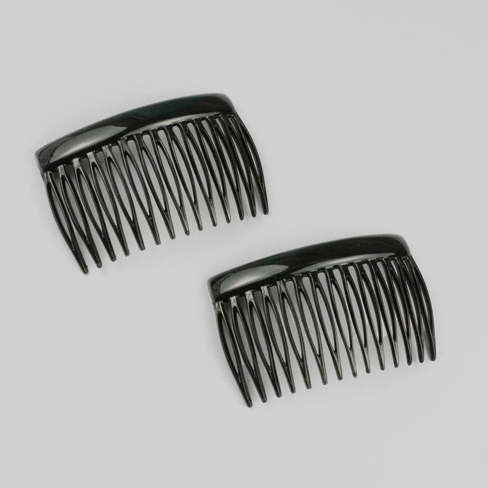 2x French Side Combs in Black French Hair Accessories at 168澳洲5体彩正规官方平台网站 Accessories
