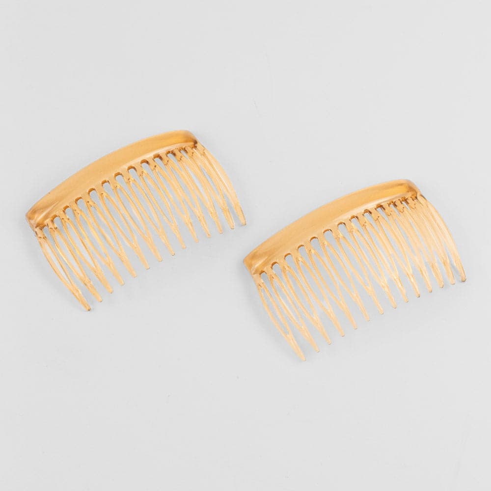 2x French Side Combs Blonde Essentials French Hair Accessories at 168澳洲5体彩正规官方平台网站 Accessories