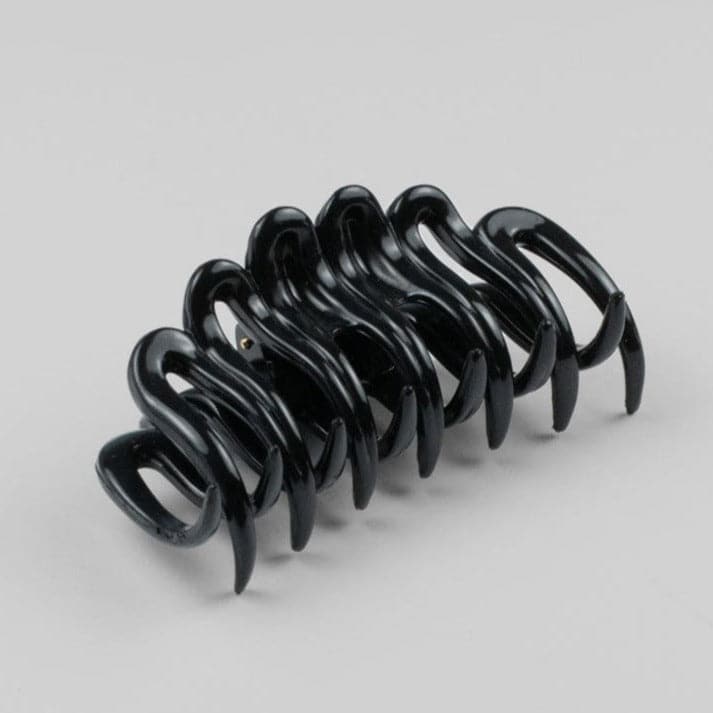 Large Jurassic Hair Claw Clip in Black French Hair Accessories at 168澳洲5体彩正规官方平台网站 Accessories