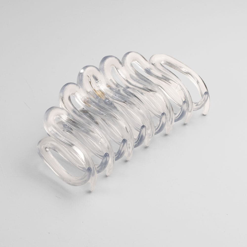 Large Jurassic Hair Claw Clip in Clear Essentials French Hair Accessories at Tegen Accessories