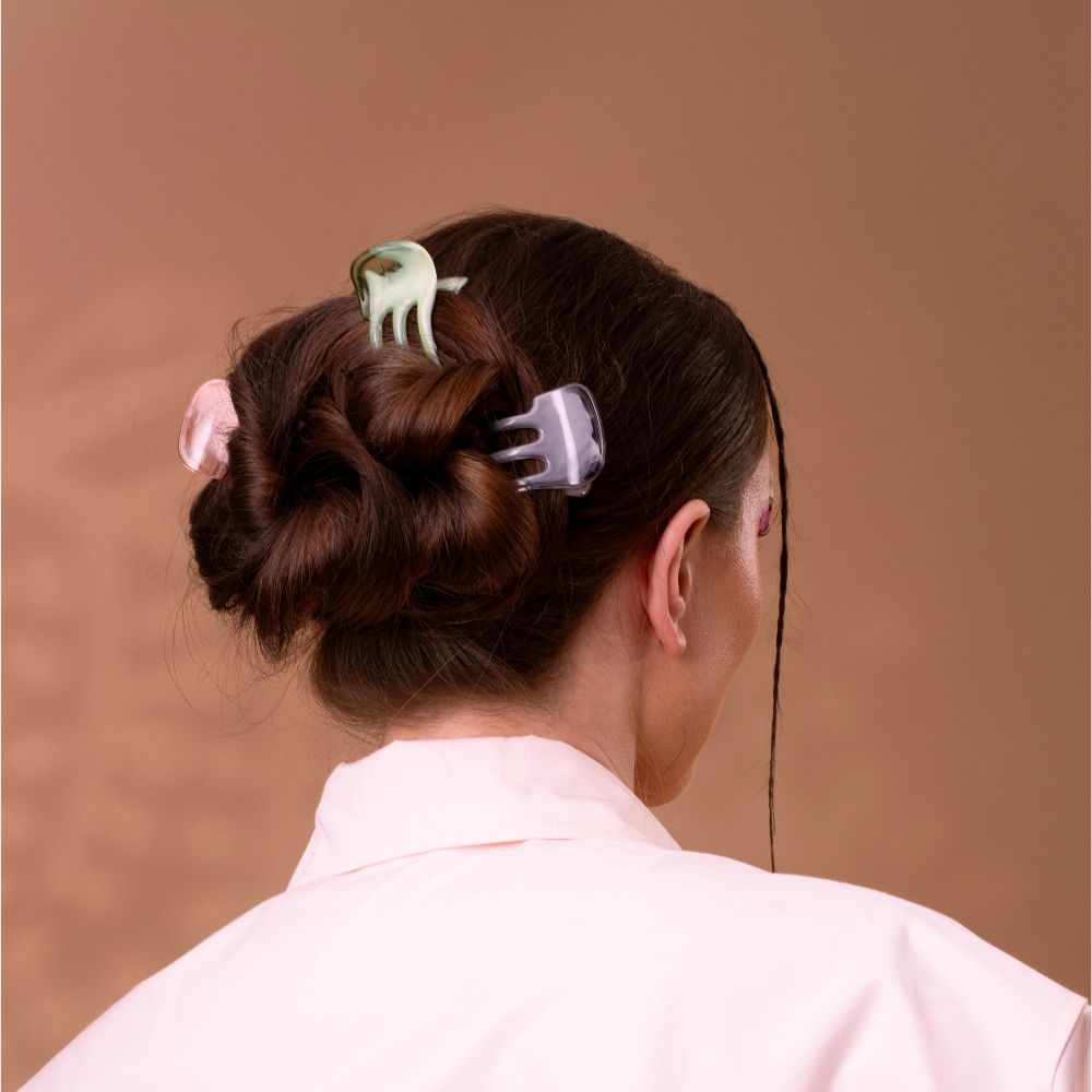 Mermaid Waves Small Square Hair Claw Clip Mermaid Hair Accessories at 168澳洲5体彩正规官方平台网站 Accessories