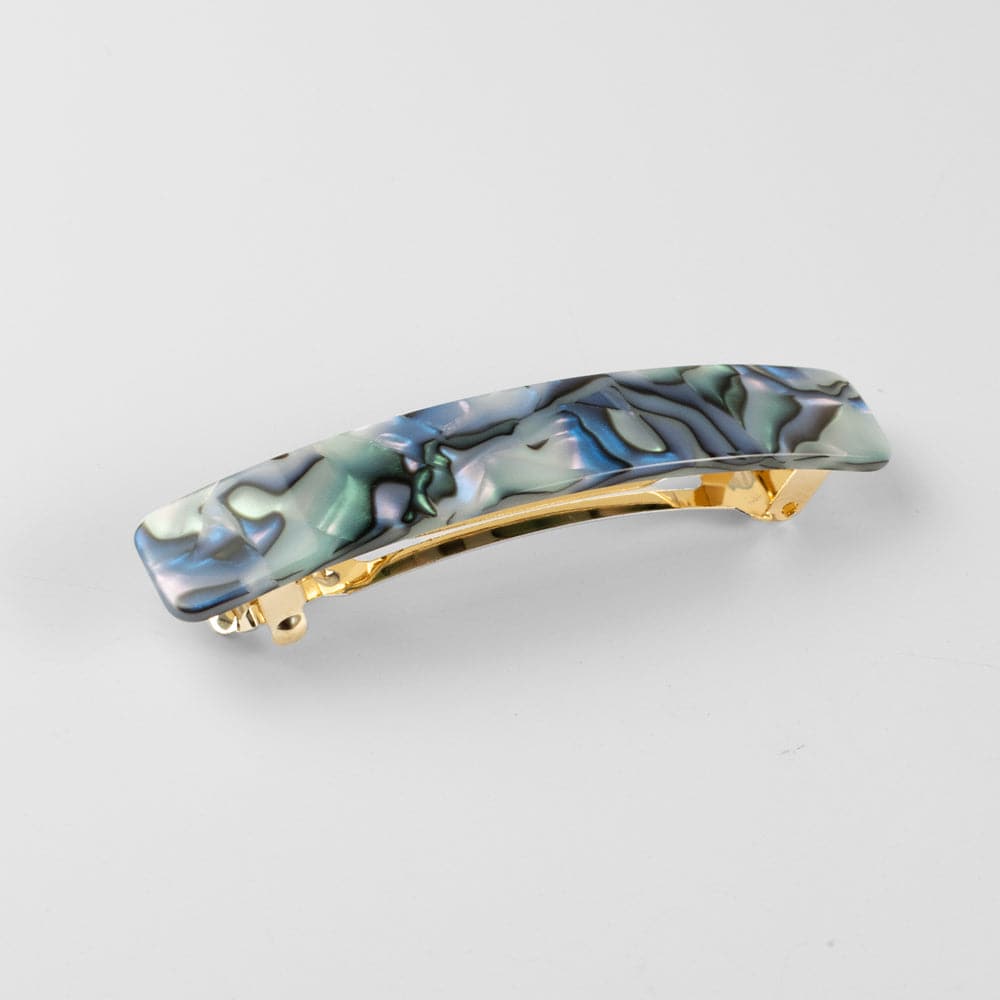 Small Barrette Clip in 9cm Opal Handmade French Hair Accessories at Tegen Accessories