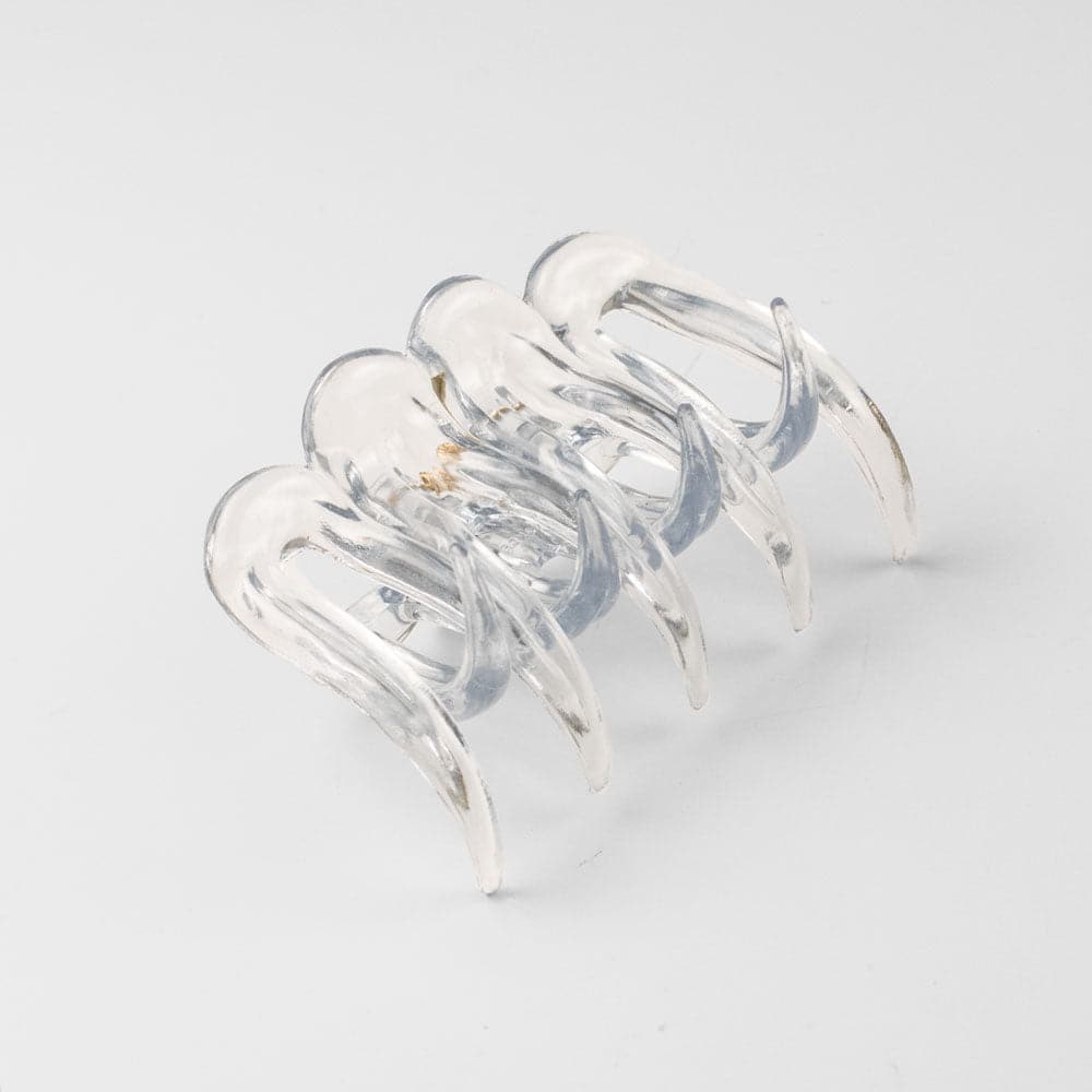 Small Jurassic Hair Claw Clip in Clear Essentials French Hair Accessories at Tegen Accessories